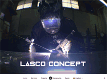 Tablet Screenshot of lascoconcept.com